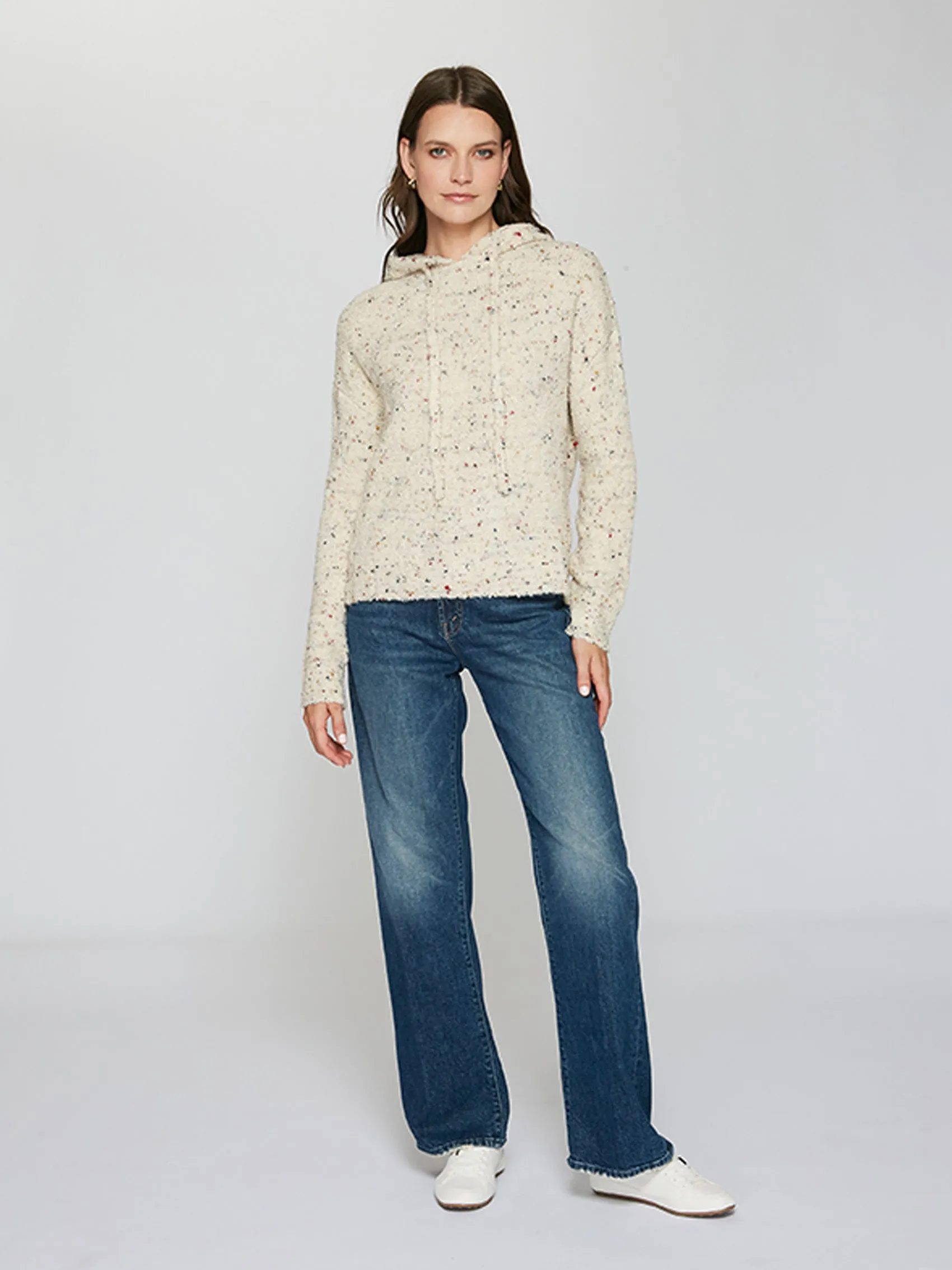 Boucle Hoodie in Oat sold by Autumn Cashmere product image thumbnail 2