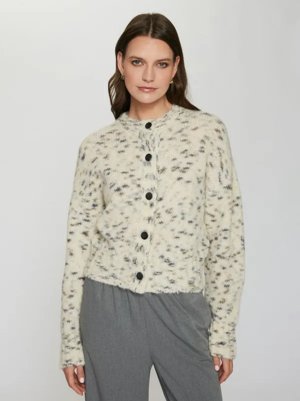 Lofty Cardigan in Domino sold by Autumn Cashmere