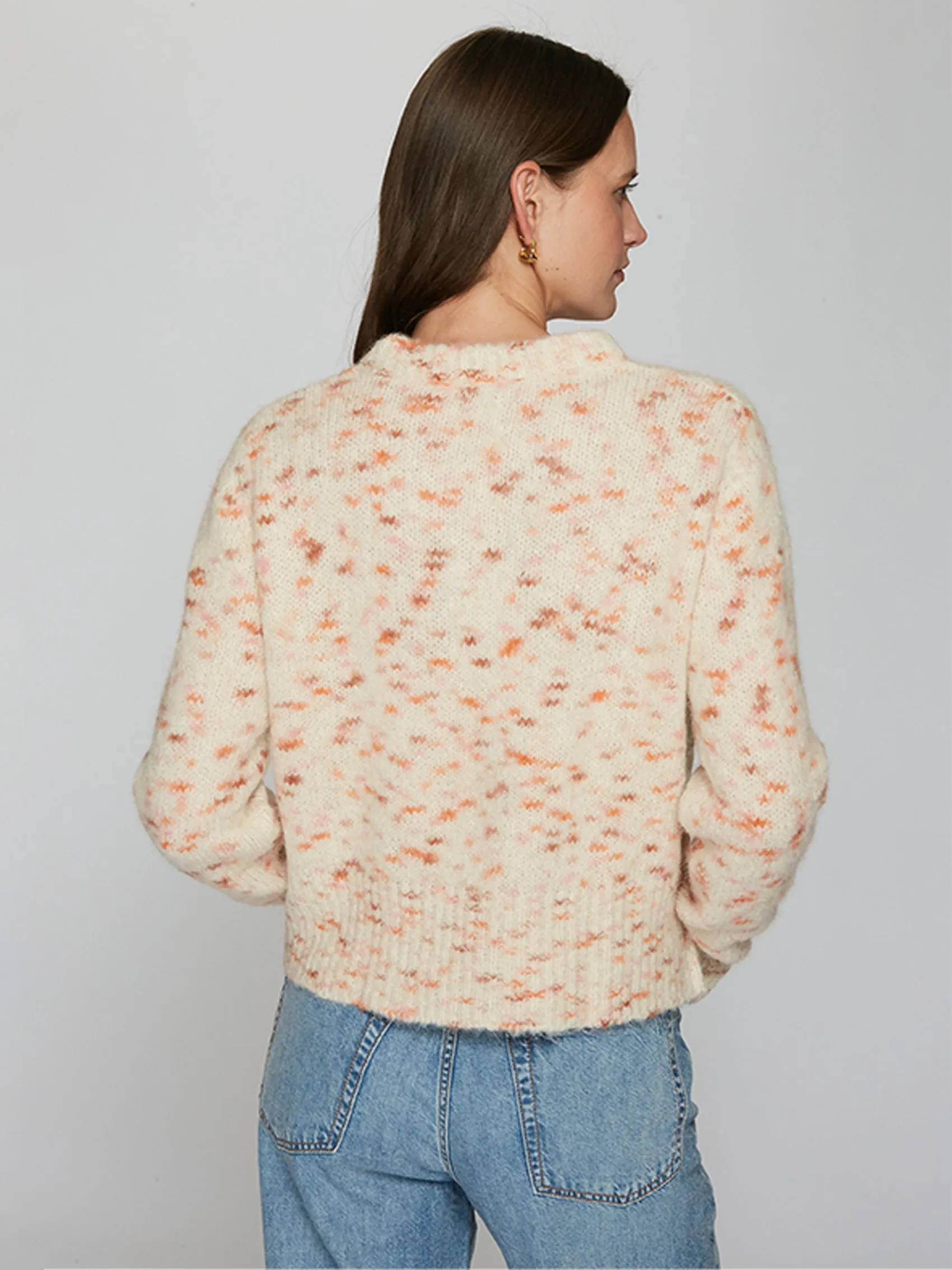 Lofty Boxy Crew Front in Sunset sold by Autumn Cashmere product image thumbnail 4