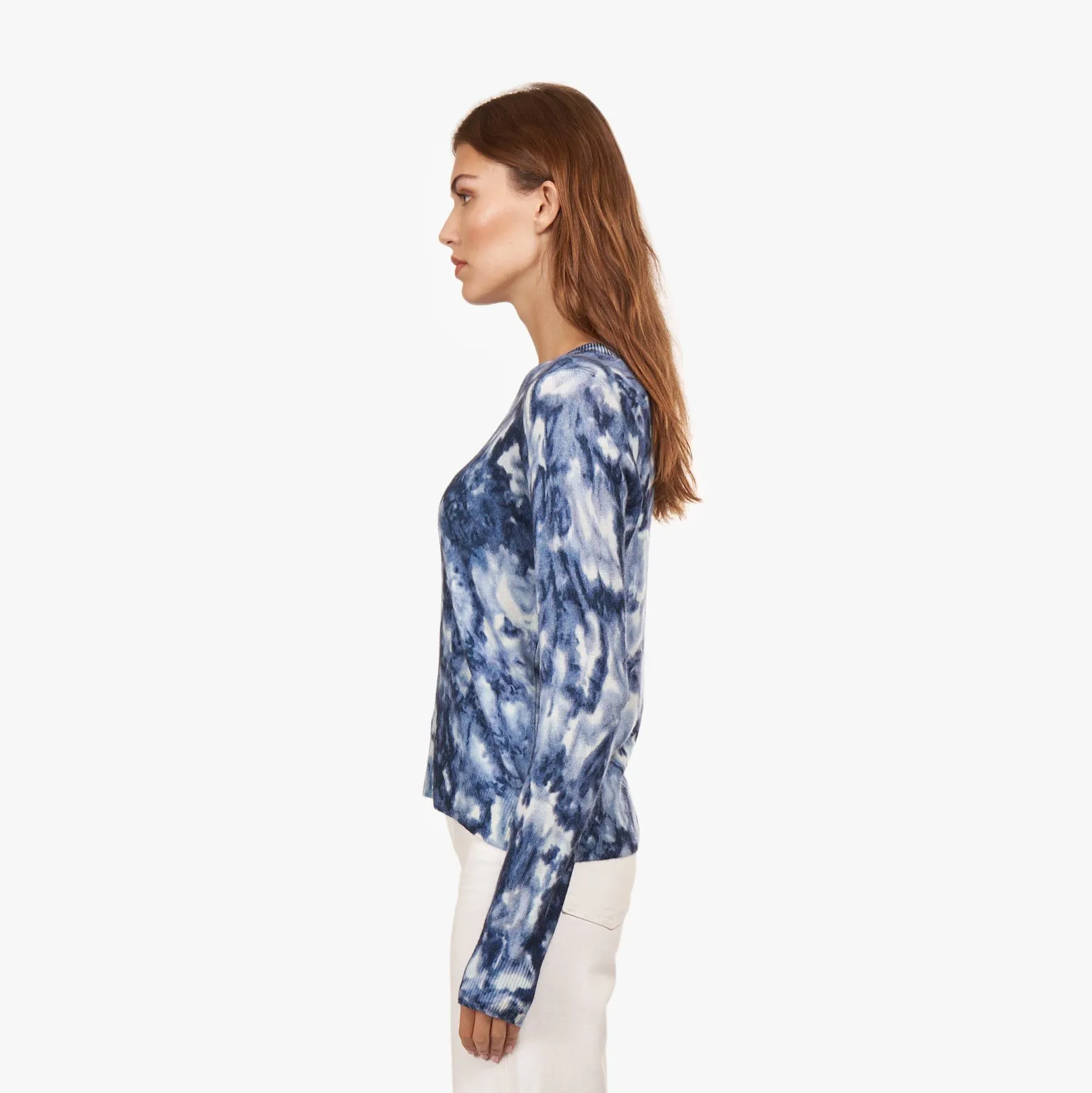 Floral Print Crew in Blue sold by Autumn Cashmere product image thumbnail 4