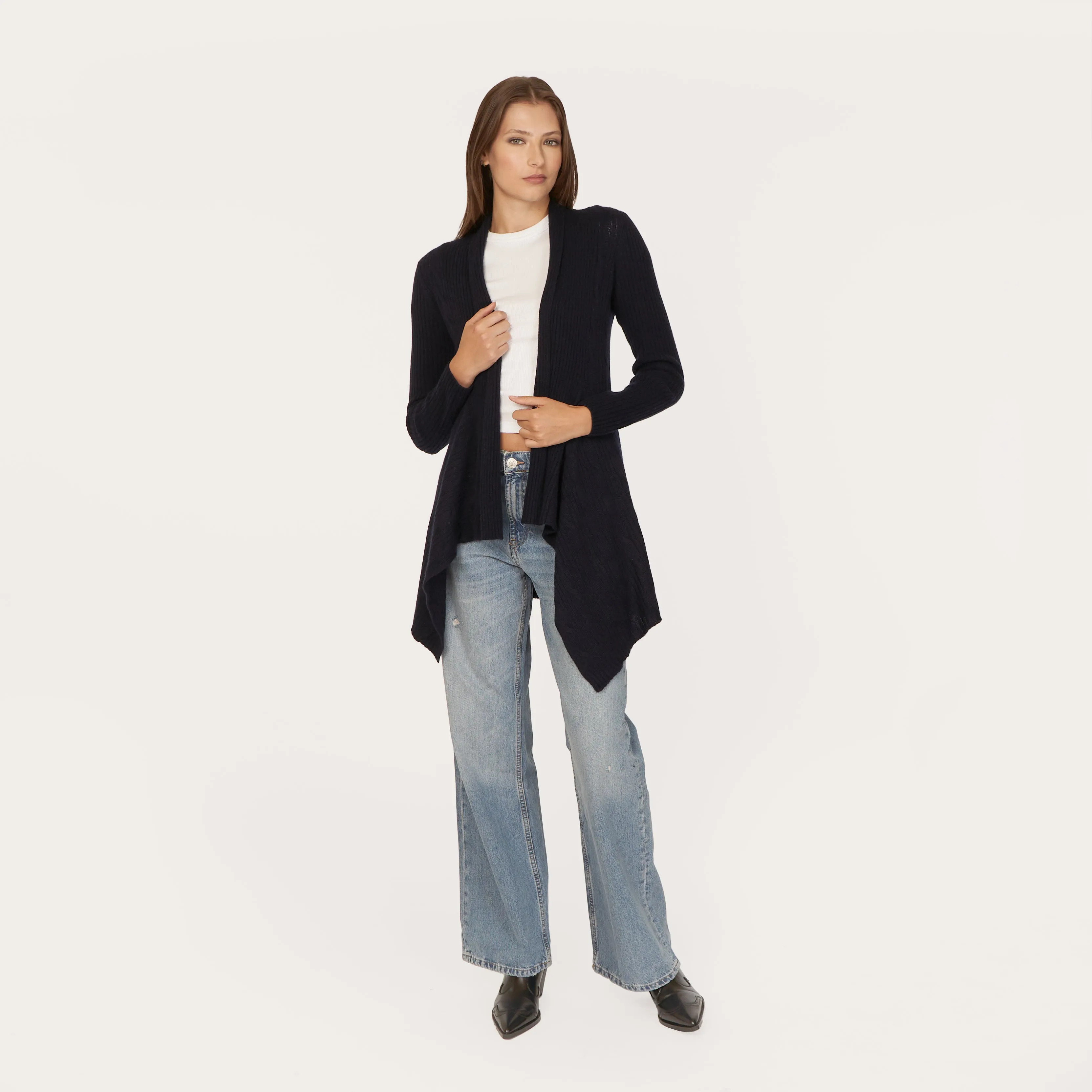 Cable Drape in Peacoat sold by Autumn Cashmere product image thumbnail 2