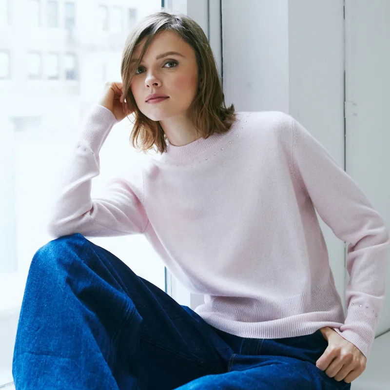 Placed Jewel Crew in Fairy Dust sold by Autumn Cashmere