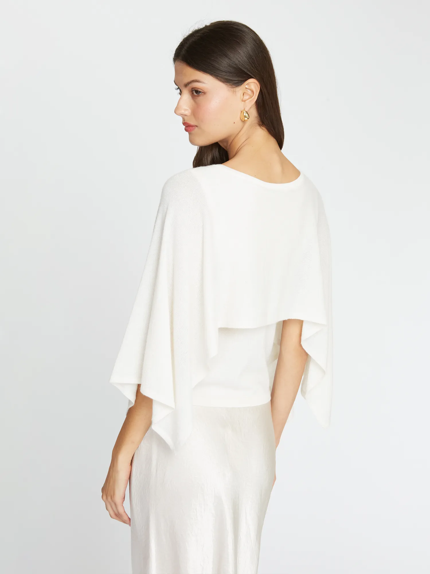 Layered Capelet Top in Pearl sold by Autumn Cashmere product image thumbnail 4