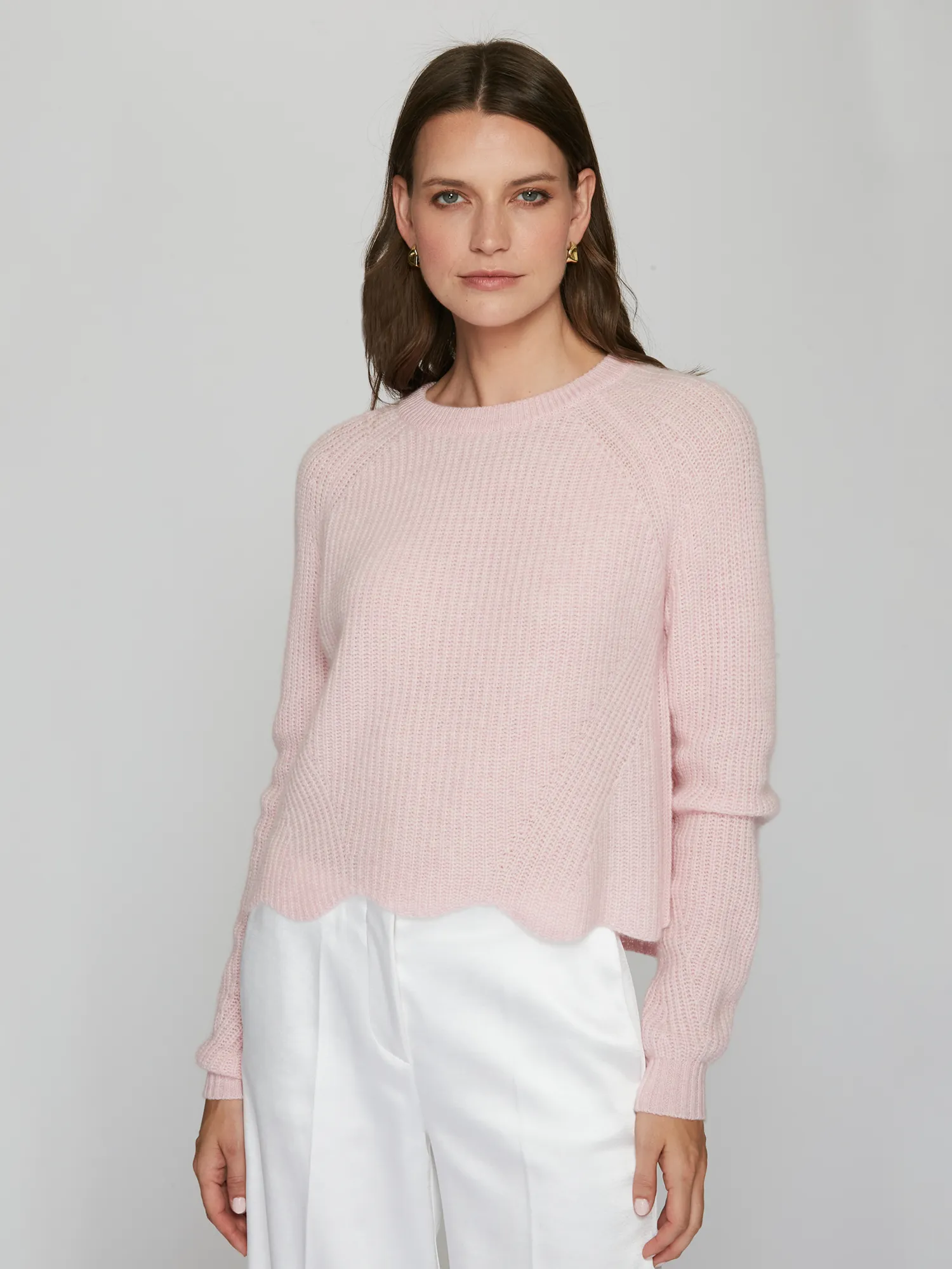 Scalloped Shaker in Cotton Candy sold by Autumn Cashmere