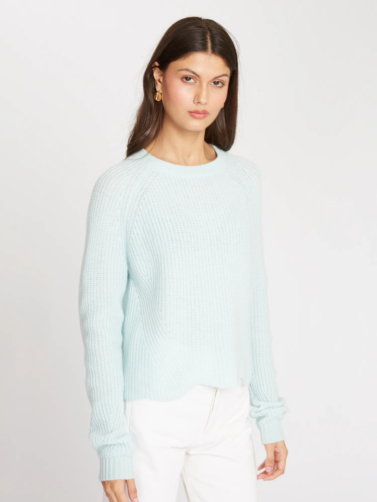 Scalloped Shaker in Seafrost sold by Autumn Cashmere product image thumbnail 3