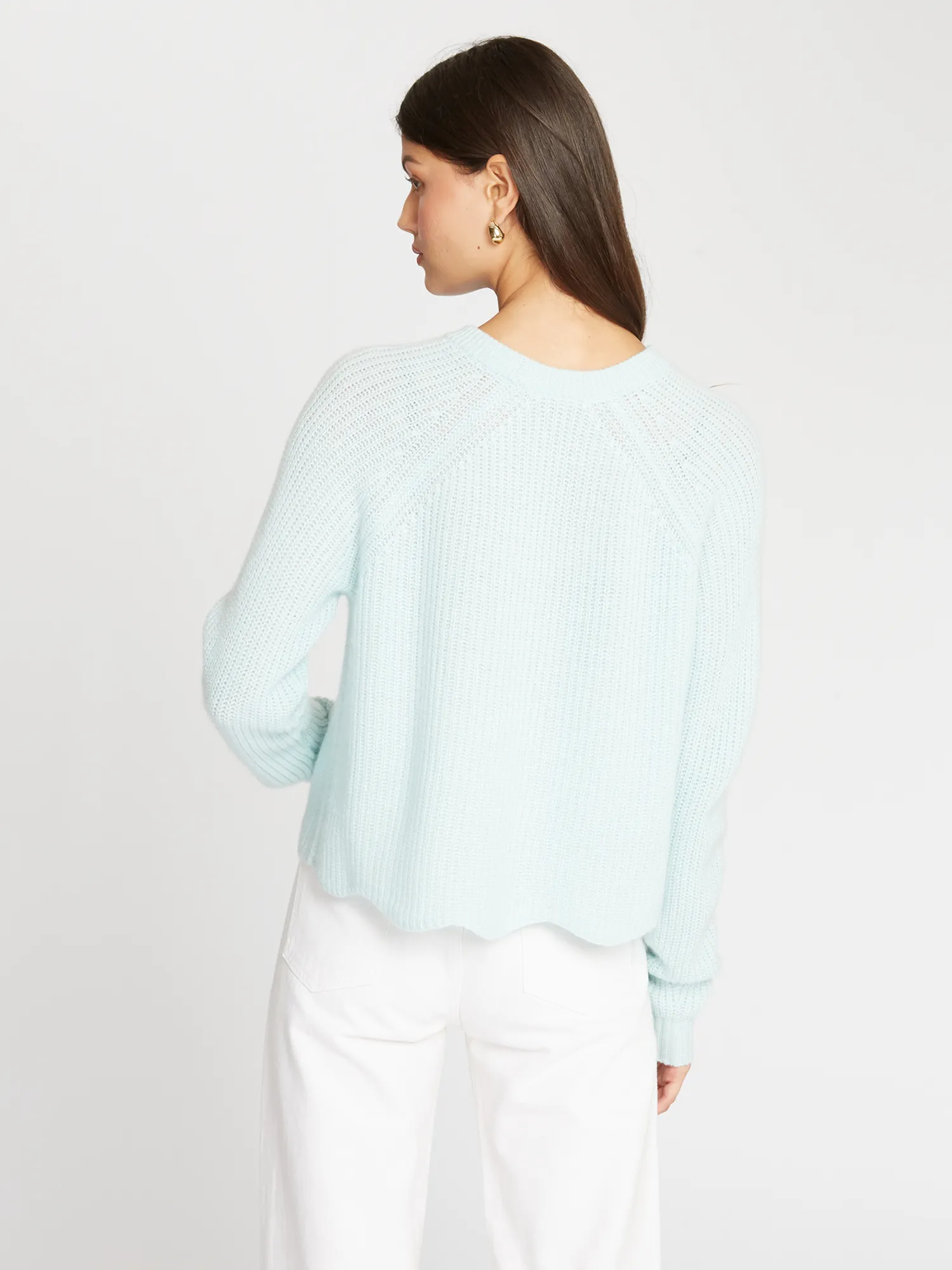 Scalloped Shaker in Seafrost sold by Autumn Cashmere product image thumbnail 4