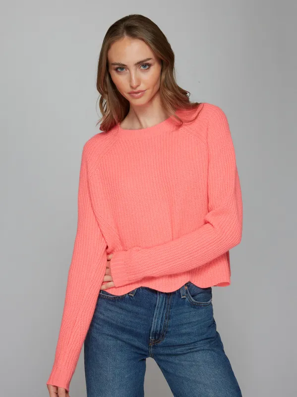 Scalloped Shaker in Plexiglass sold by Autumn Cashmere