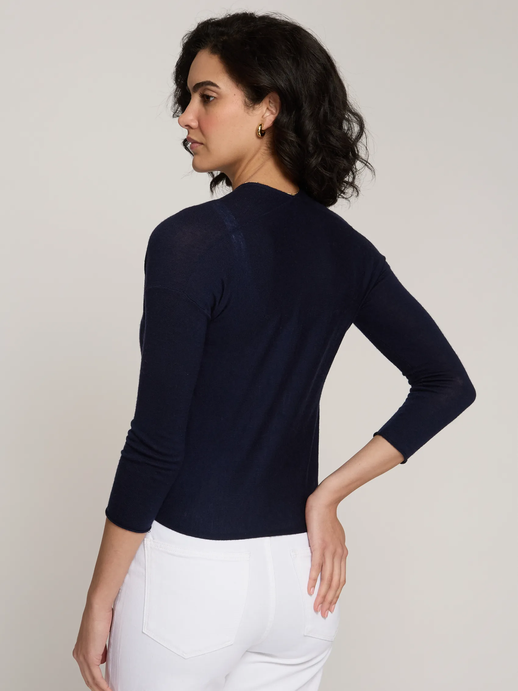 Easy Crop in Peacoat sold by Autumn Cashmere product image thumbnail 4