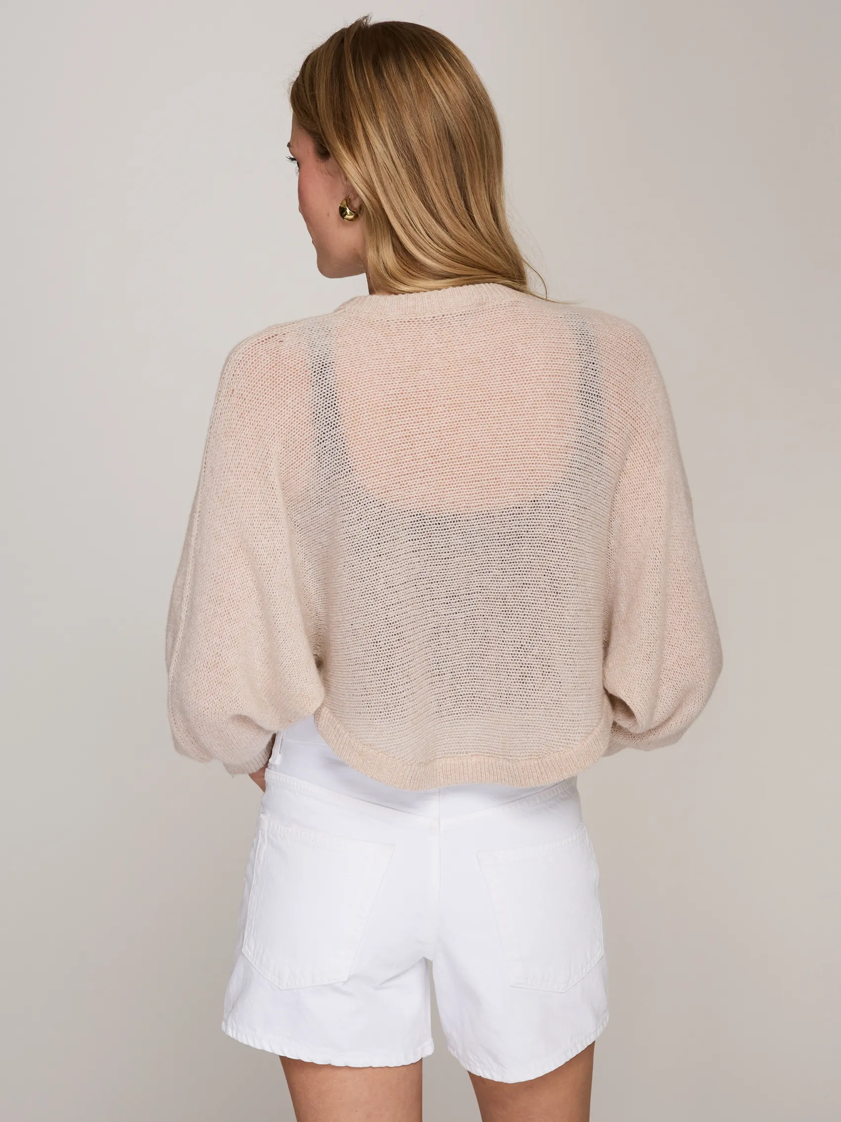 Loose Gauge Shrug in Basket sold by Autumn Cashmere product image thumbnail 4