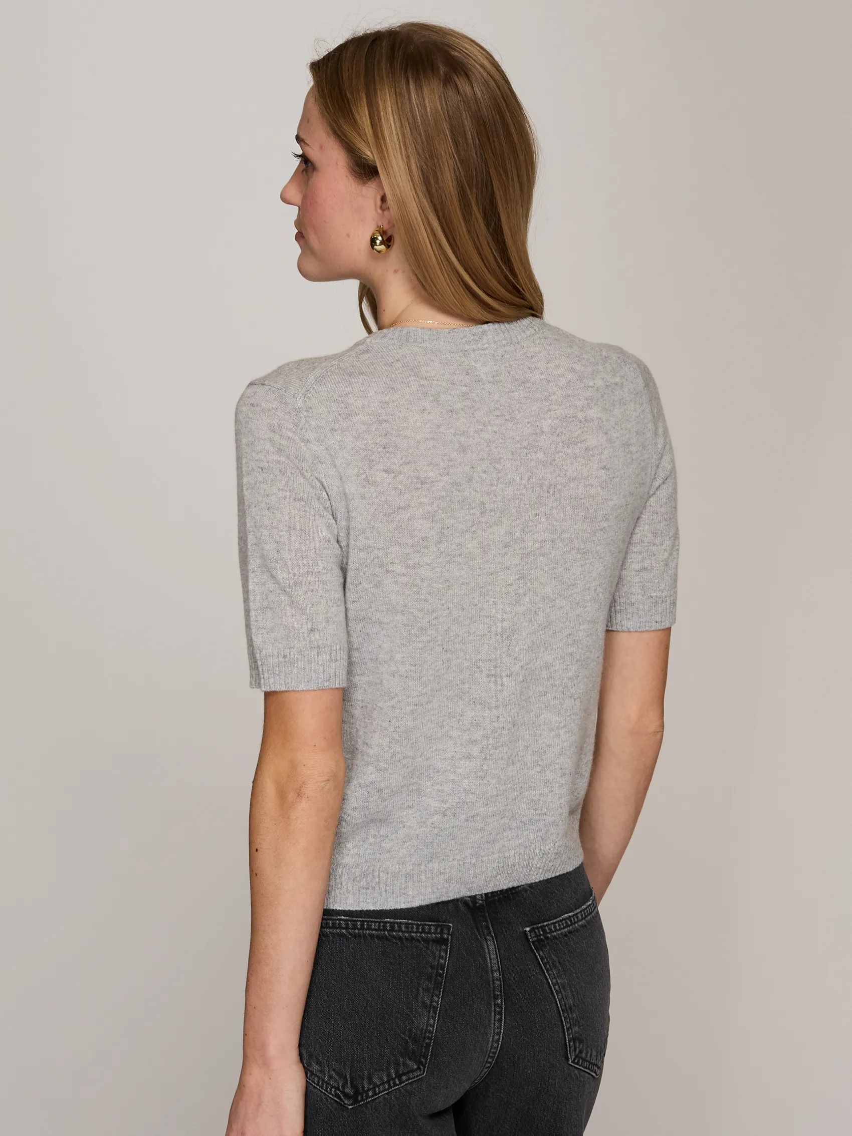S/S Cropped Crew in Sweatshirt sold by Autumn Cashmere product image thumbnail 4