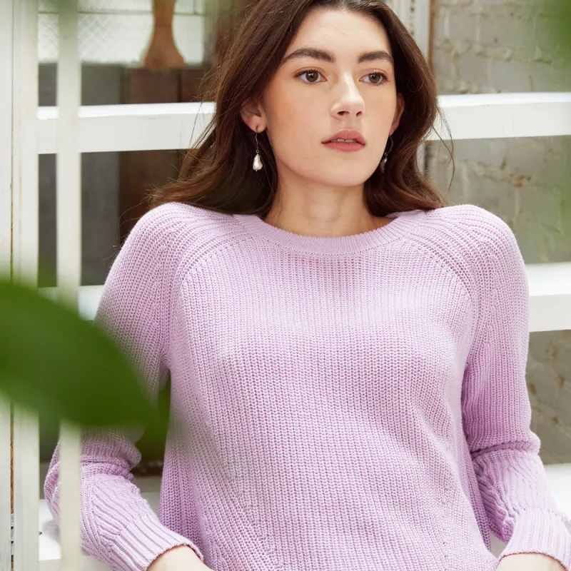 Distressed Scallop Shaker in Primrose sold by Autumn Cashmere