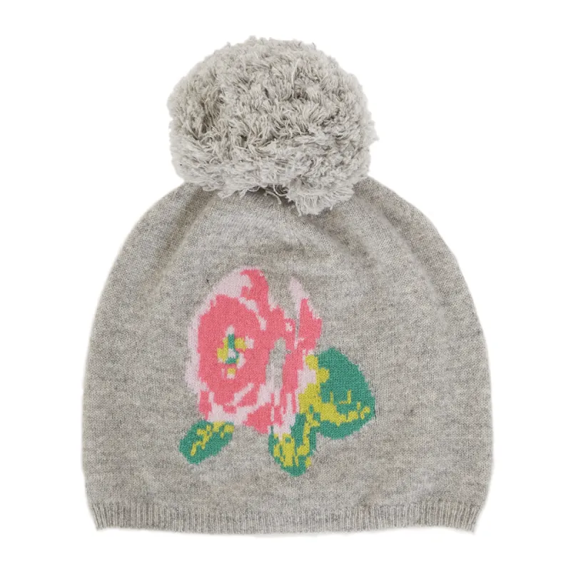 Floral Beanie in Sweatshirt Combo sold by Autumn Cashmere