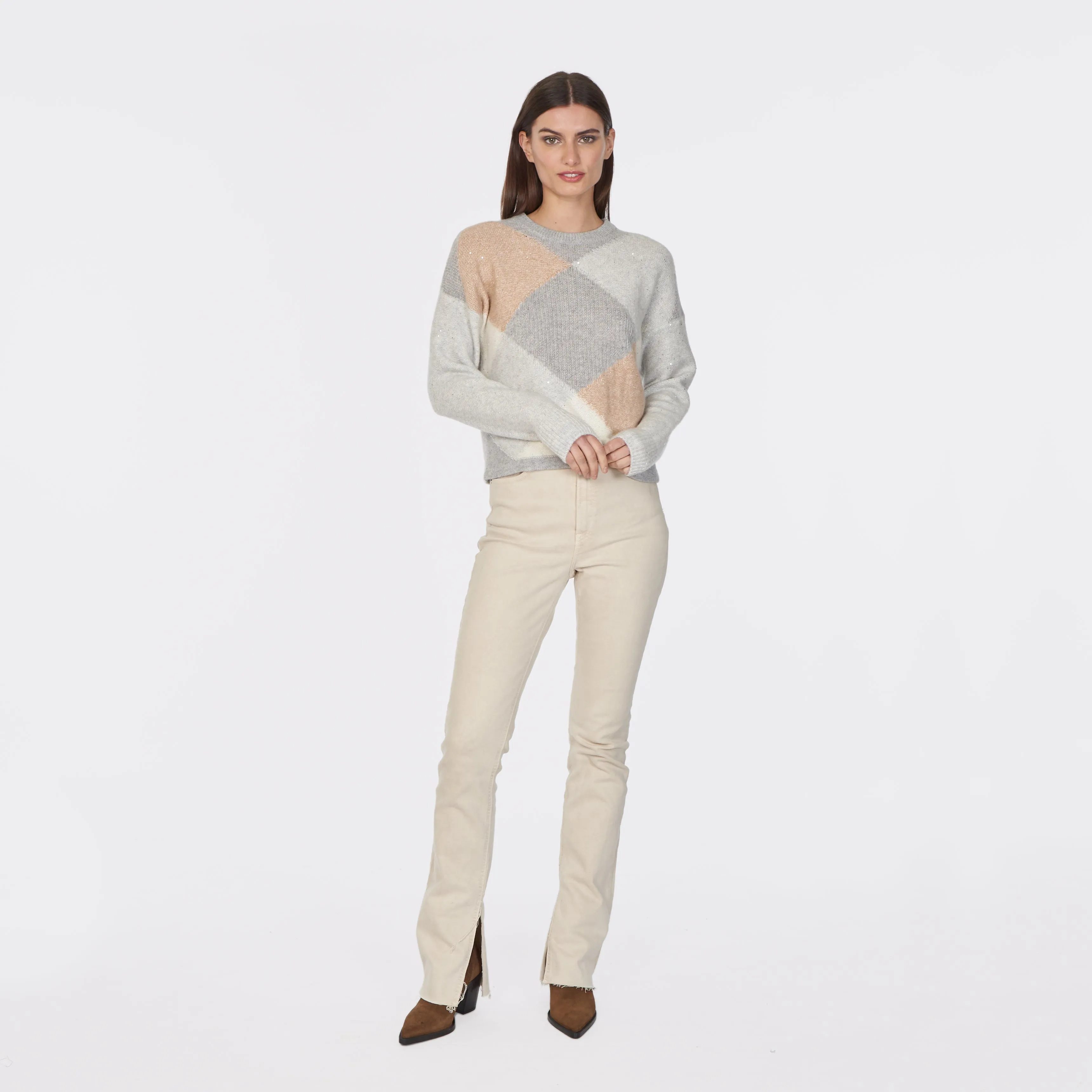 Sequin Diamond Crew sold by Autumn Cashmere product image thumbnail 4