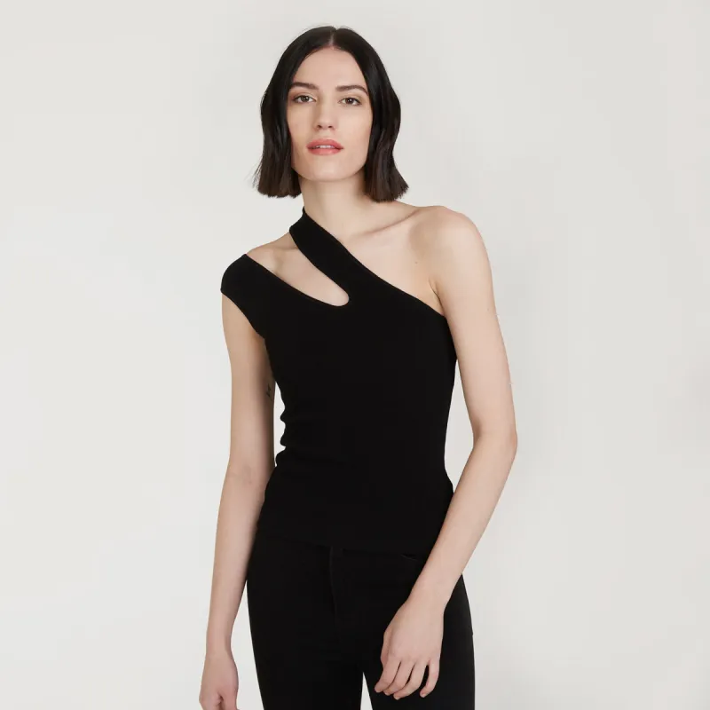 Slash One Shoulder Tank sold by Autumn Cashmere