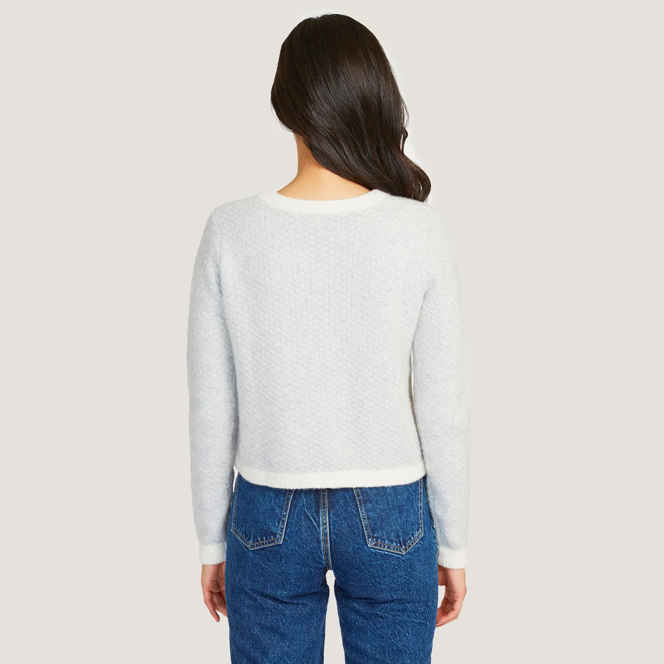 Cropped Sequin Banded Jacket sold by Autumn Cashmere product image thumbnail 5