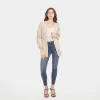 Open Pointelle Duster in Hemp sold by Autumn Cashmere