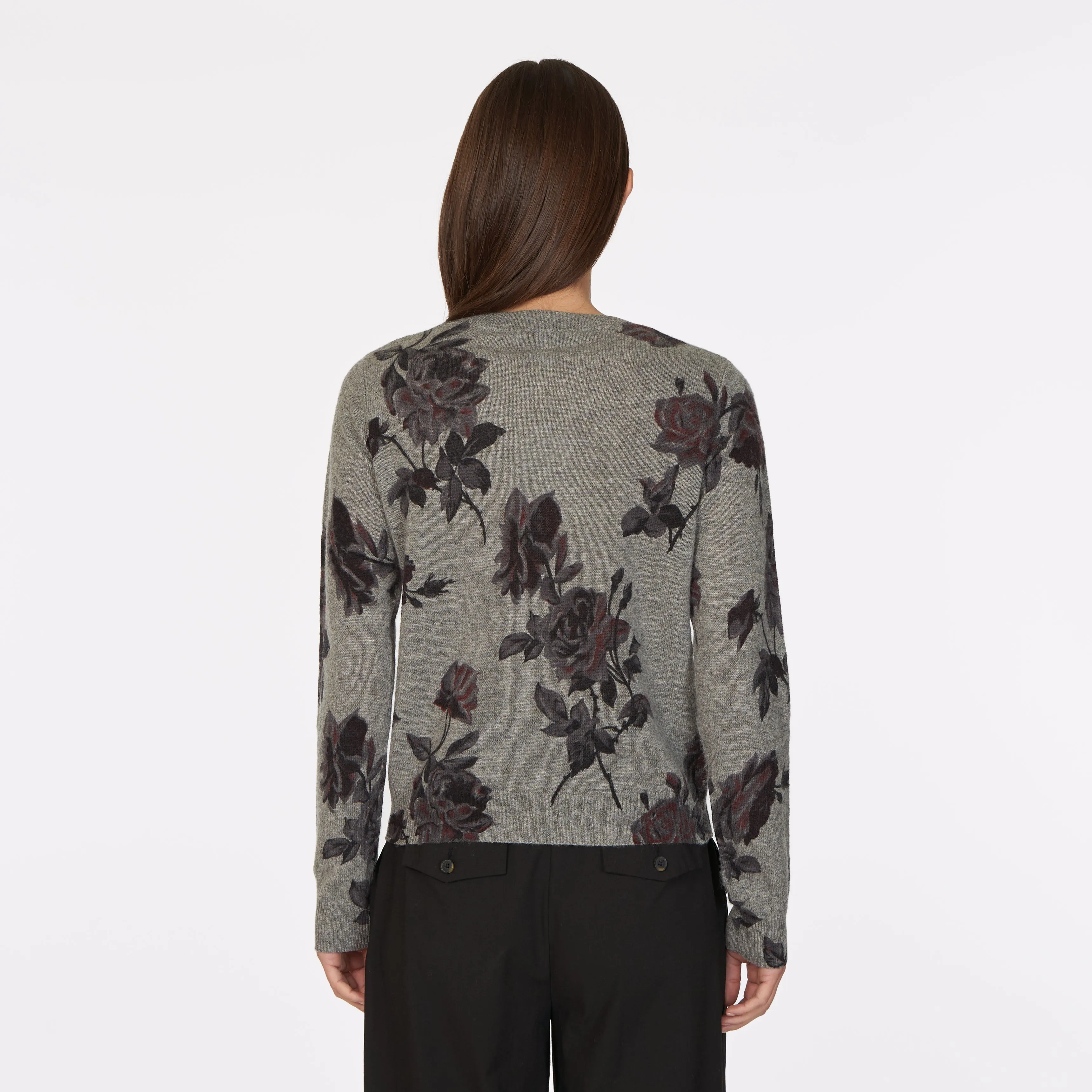 Tonal Floral Print Crew sold by Autumn Cashmere product image thumbnail 4