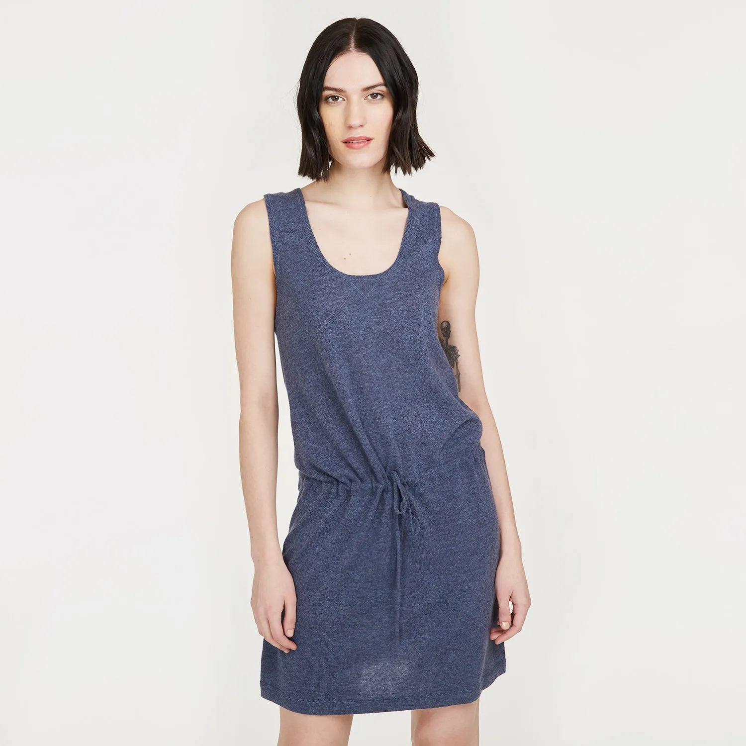 Drawstring Tank Dress sold by Autumn Cashmere product image thumbnail 5