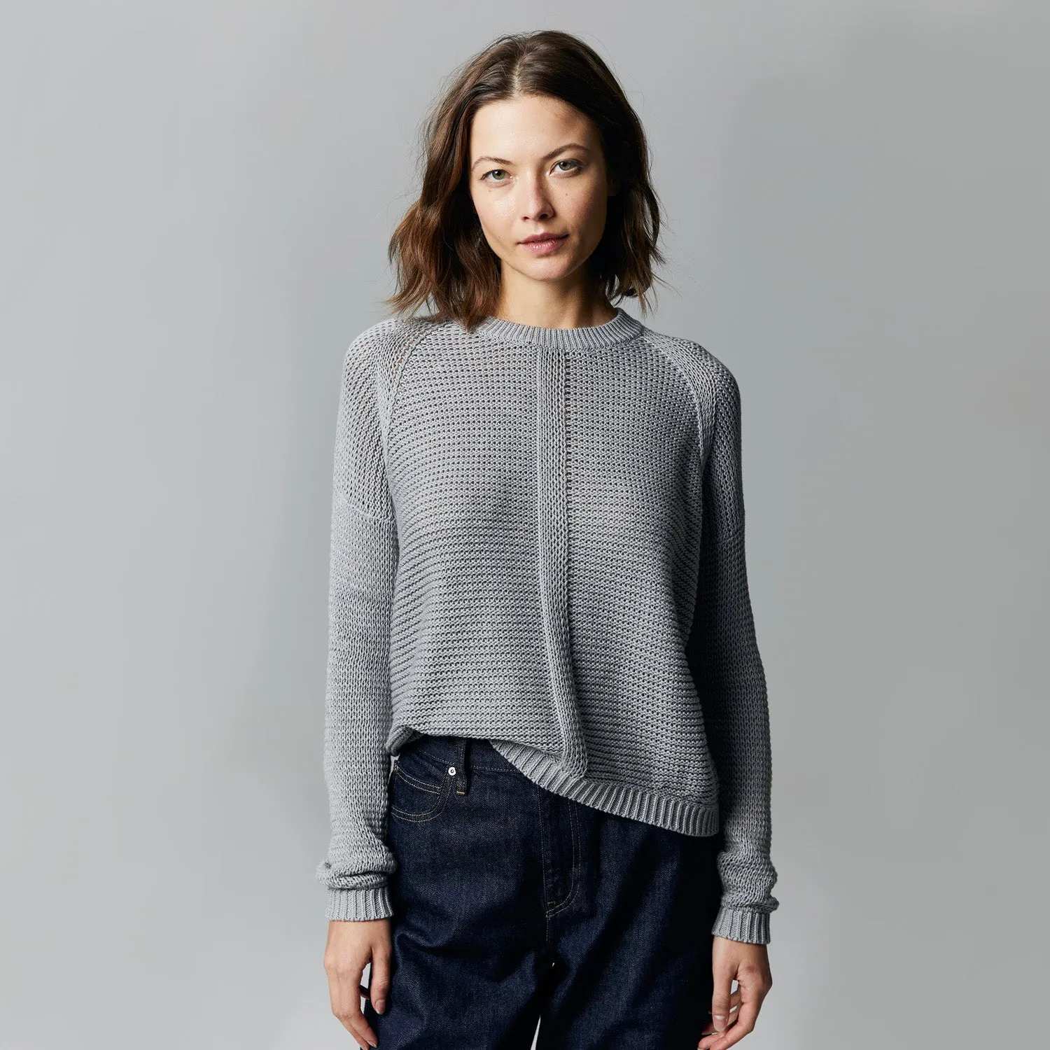 Open Stitch Crew in Sweatshirt sold by Autumn Cashmere product image thumbnail 3