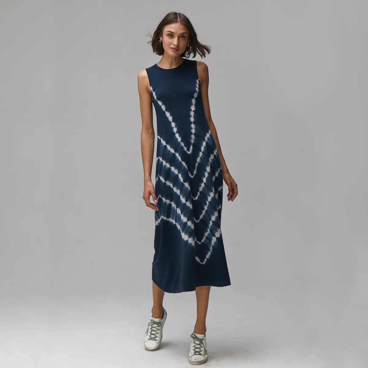 Tie Dye Maxi Dress in Navy sold by Autumn Cashmere product image thumbnail 4