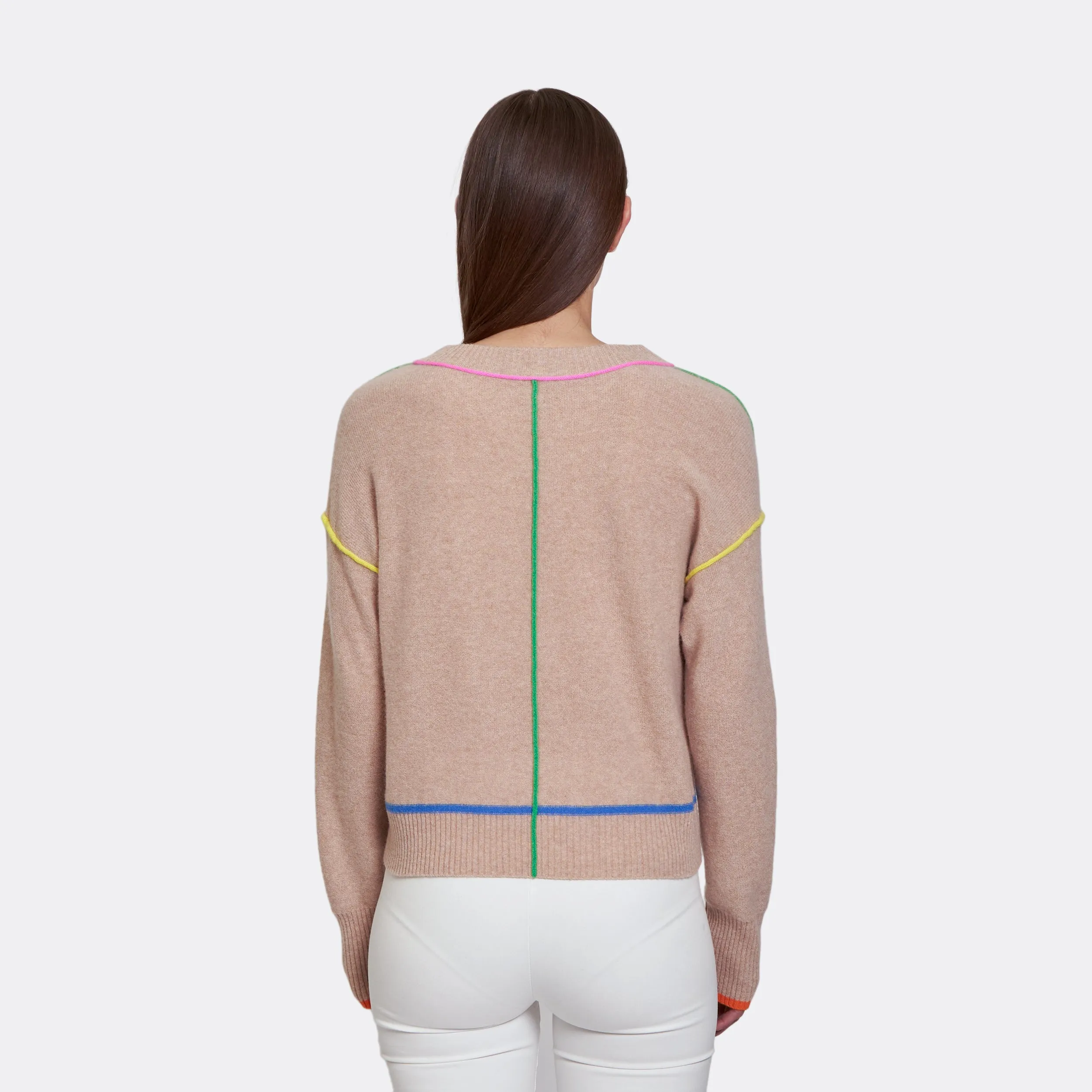 Crew w/ Multi Color Seams sold by Autumn Cashmere product image thumbnail 3