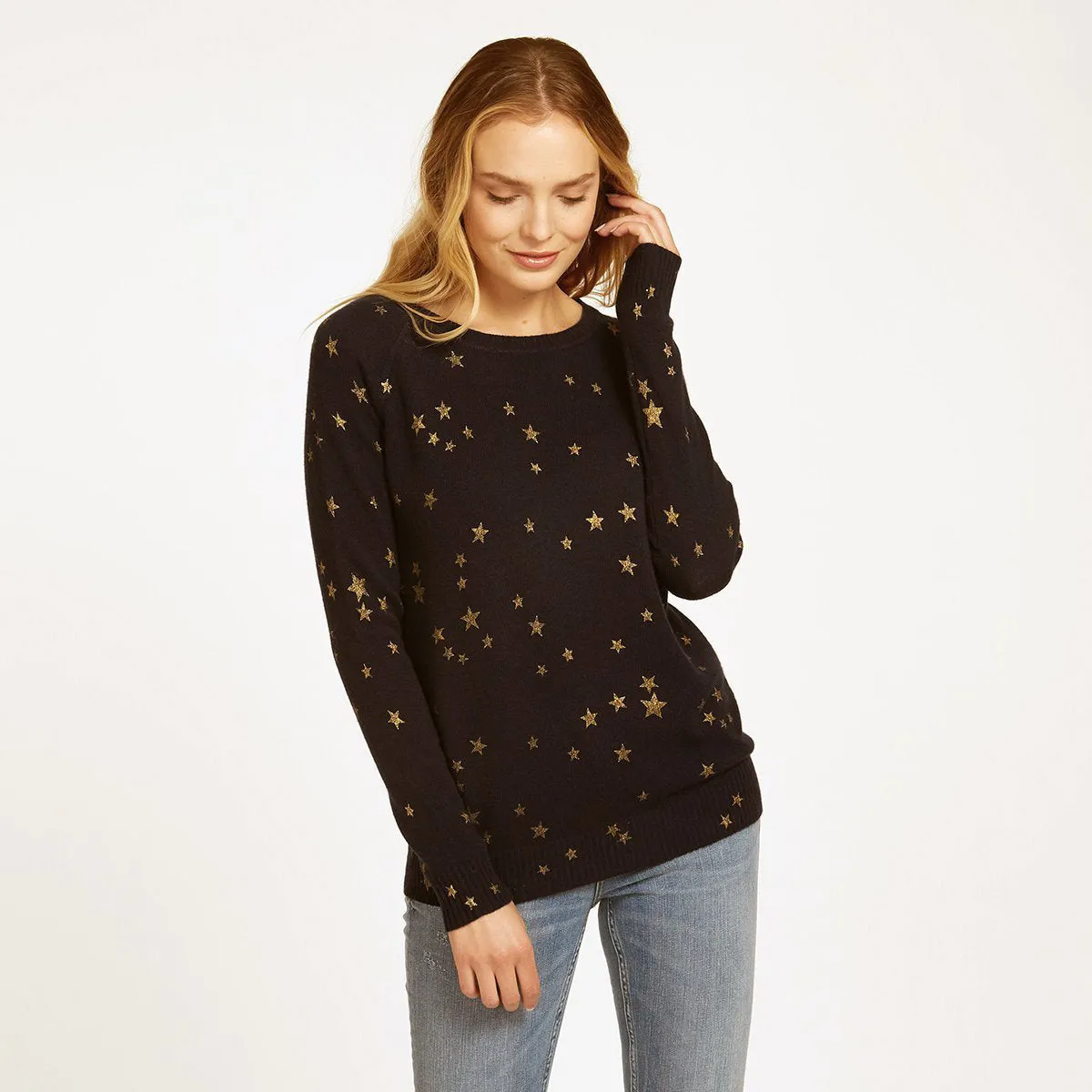 Foil Star Print Sweatshirt sold by Autumn Cashmere product image thumbnail 2