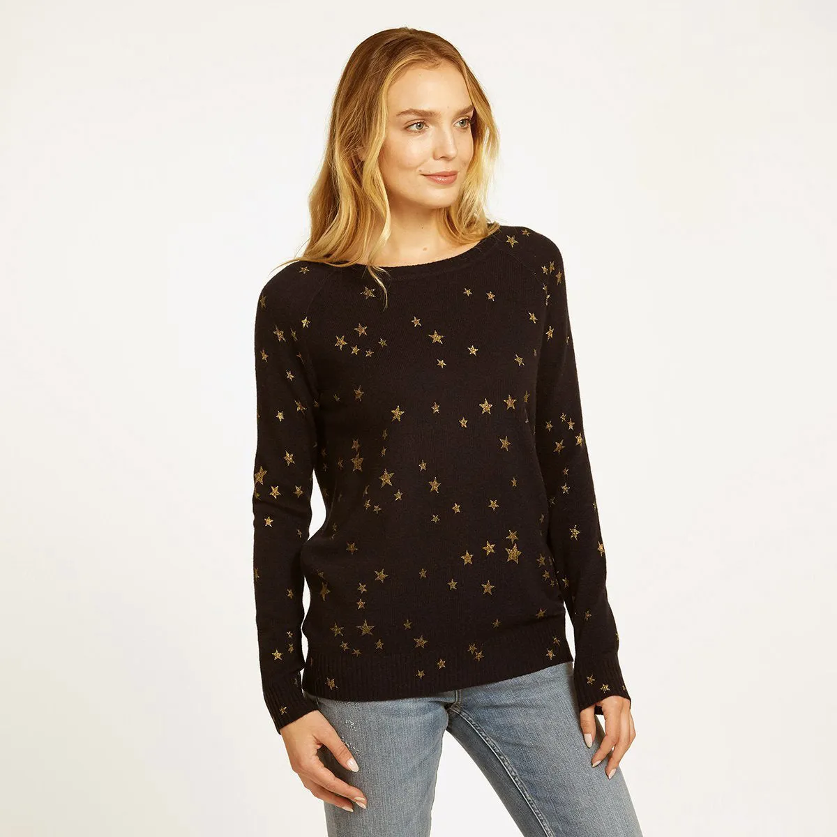 Foil Star Print Sweatshirt sold by Autumn Cashmere product image thumbnail 4