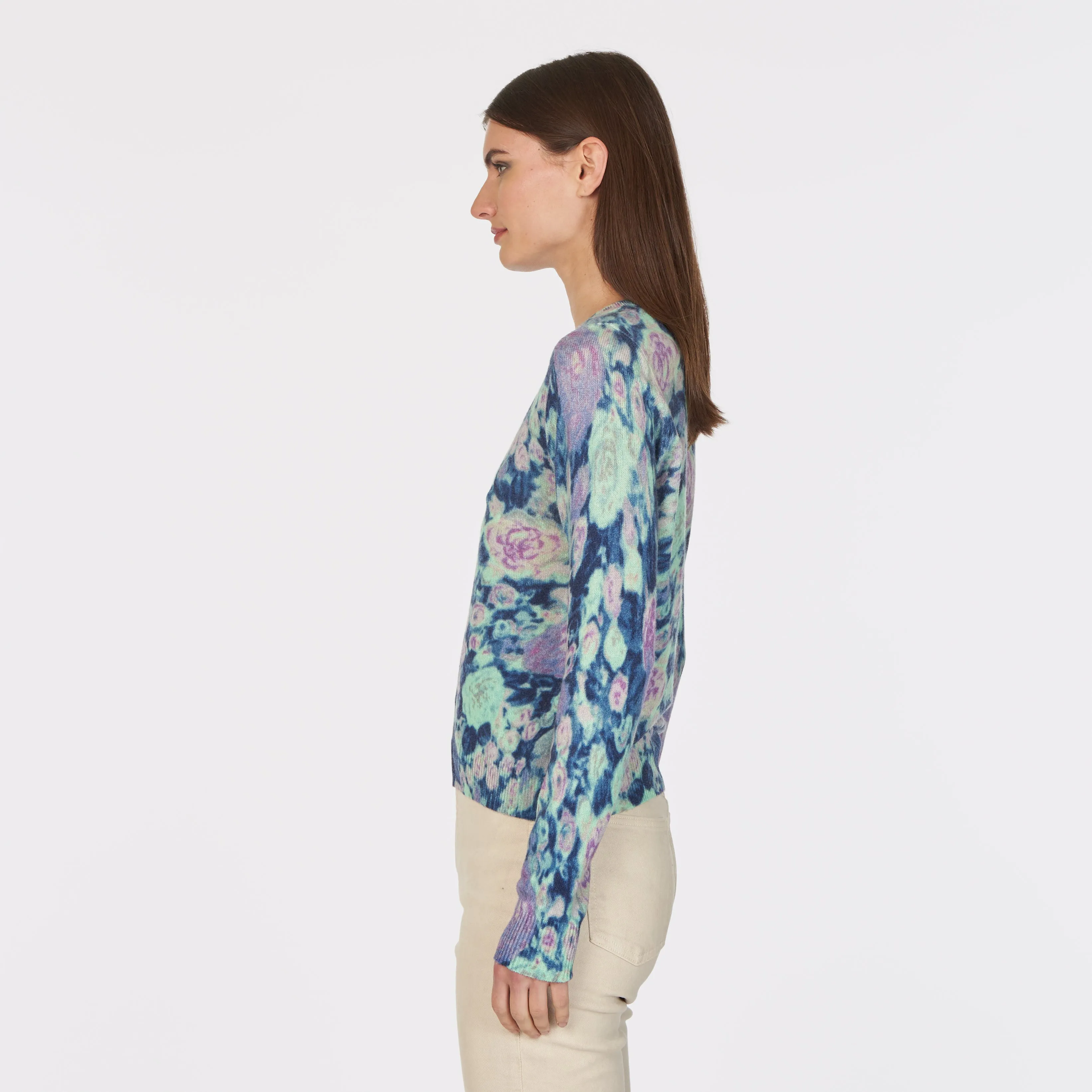 Multi Color Floral Crew sold by Autumn Cashmere product image thumbnail 4