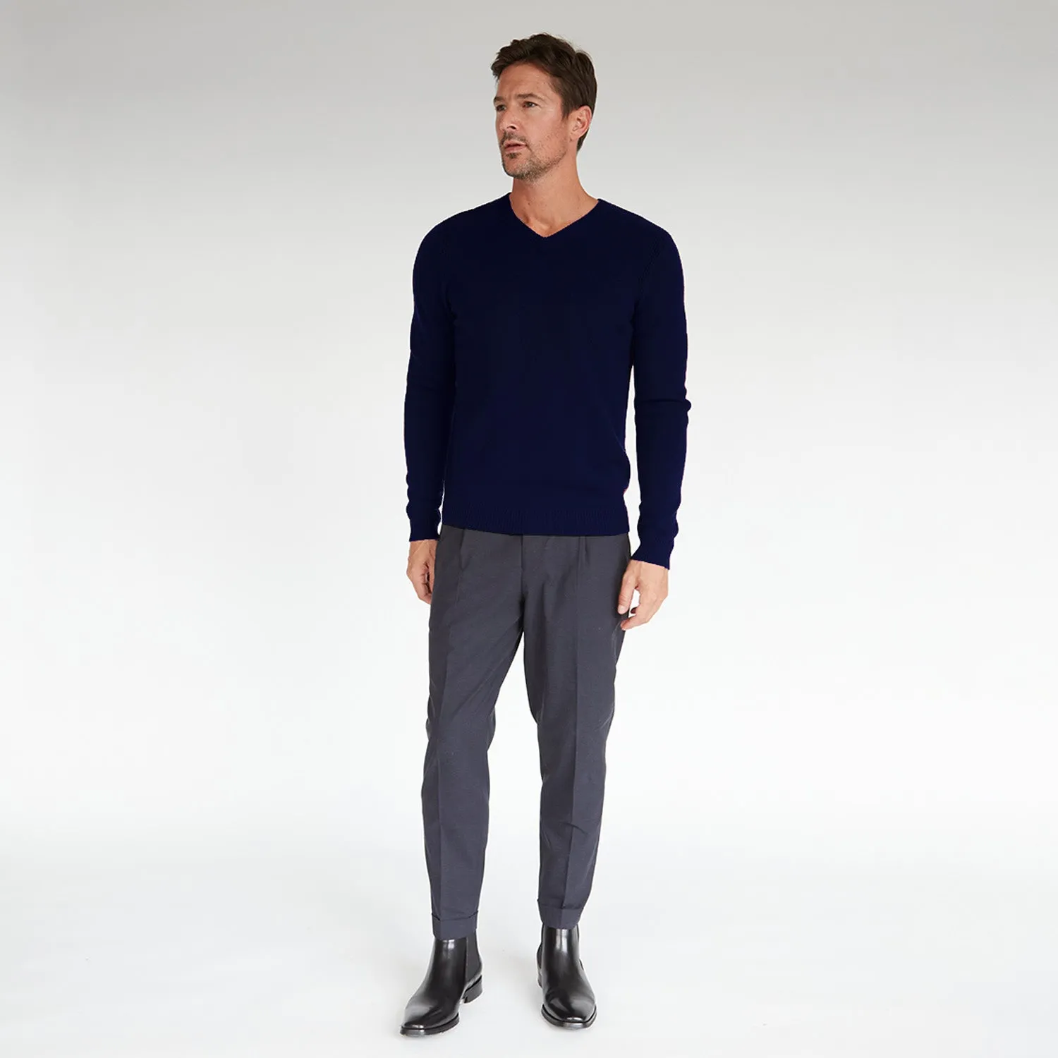 Basic V-Neck in Navy sold by Autumn Cashmere product image thumbnail 2