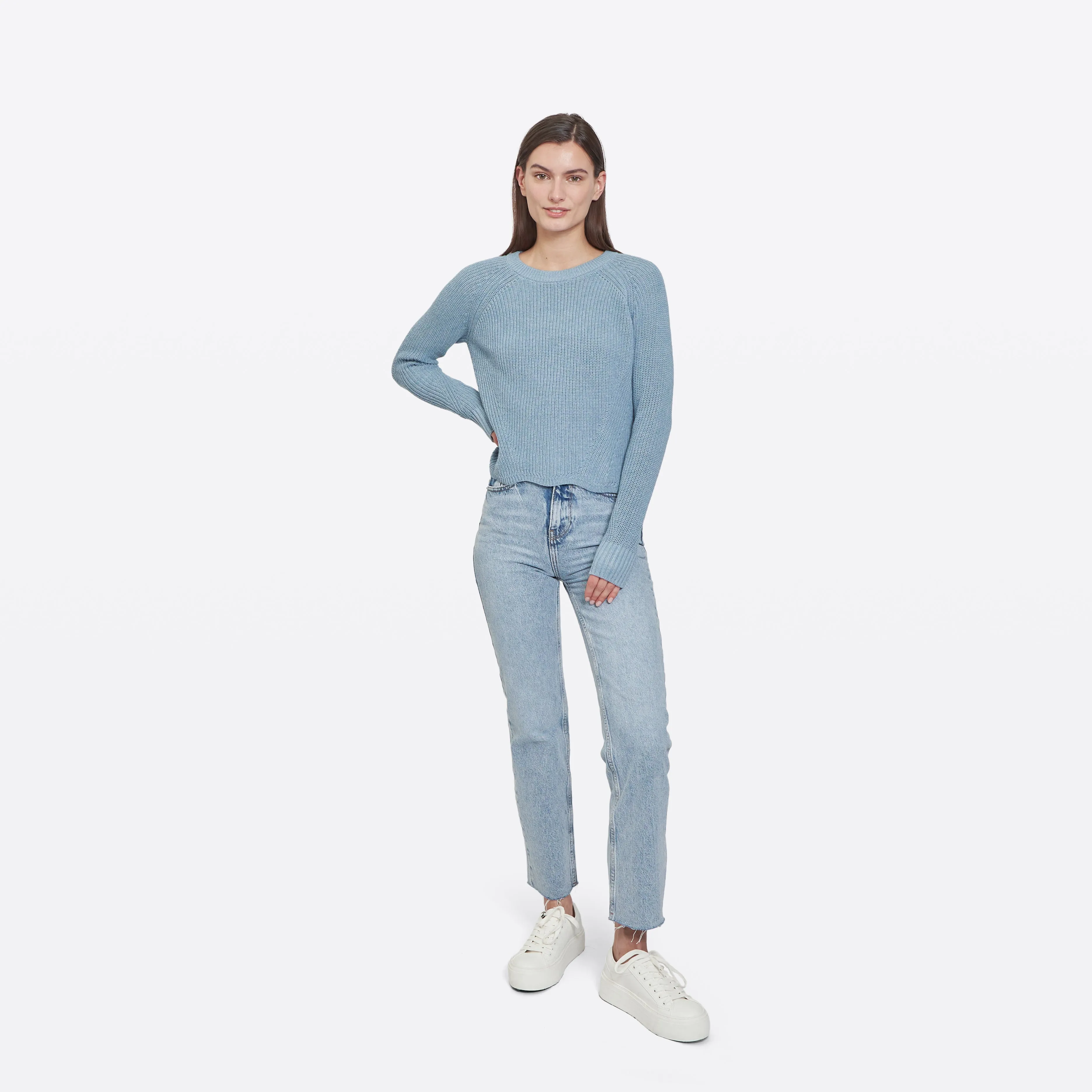 Scallop Shaker in Stone Wash sold by Autumn Cashmere product image thumbnail 2