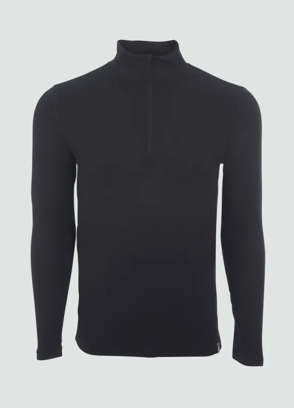 Wool Blend Half Zip Baselayer Pullover Top sold by Avalanche