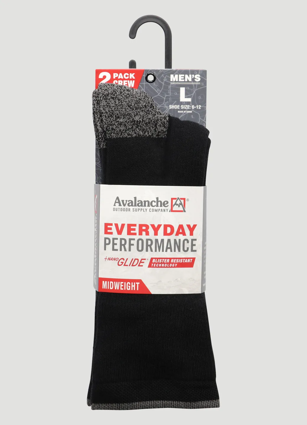 Men's Nano Glide Crew Socks 2-Pack sold by Avalanche product image thumbnail 5