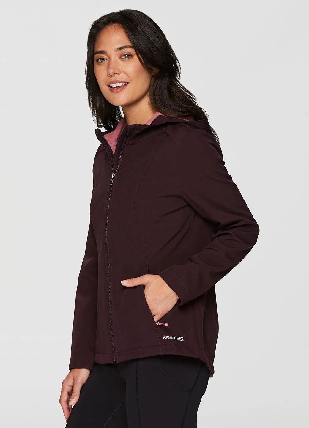 Amber Fleece Lined Soft Shell Hoodie Jacket sold by Avalanche product image thumbnail 4