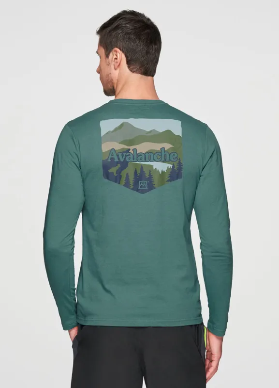 Mountaineer Graphic Logo Long Sleeve Tee sold by Avalanche