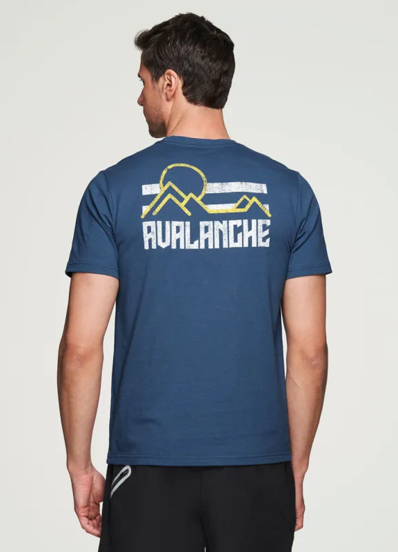 Retro Peaks Graphic Logo Tee sold by Avalanche