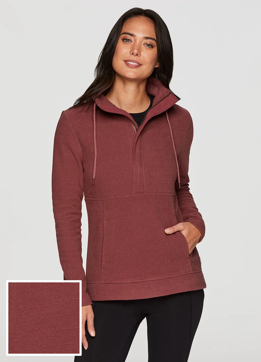 Medford Textured Fleece Pullover sold by Avalanche