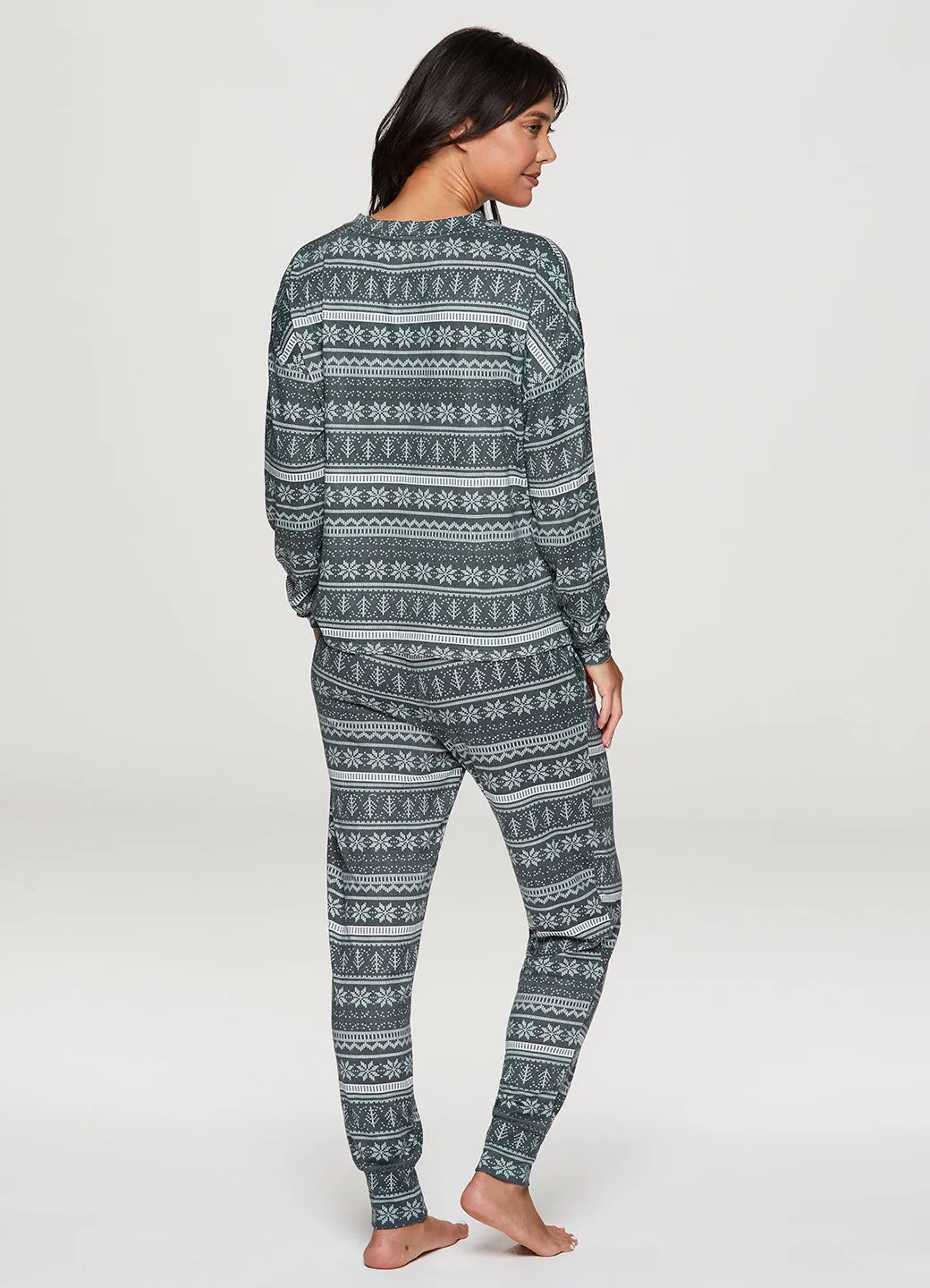 Festive Fairisle Hacci Pajama Set sold by Avalanche product image thumbnail 3