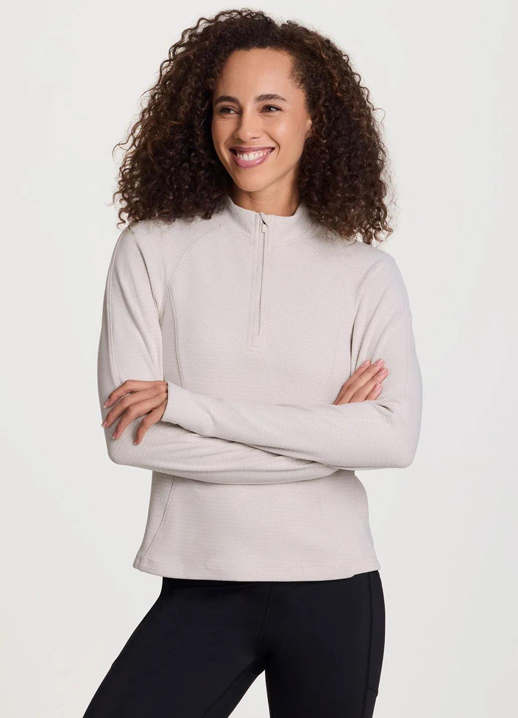 Trek It 1/4 Zip Long Sleeve Top sold by Avalanche product image thumbnail 5