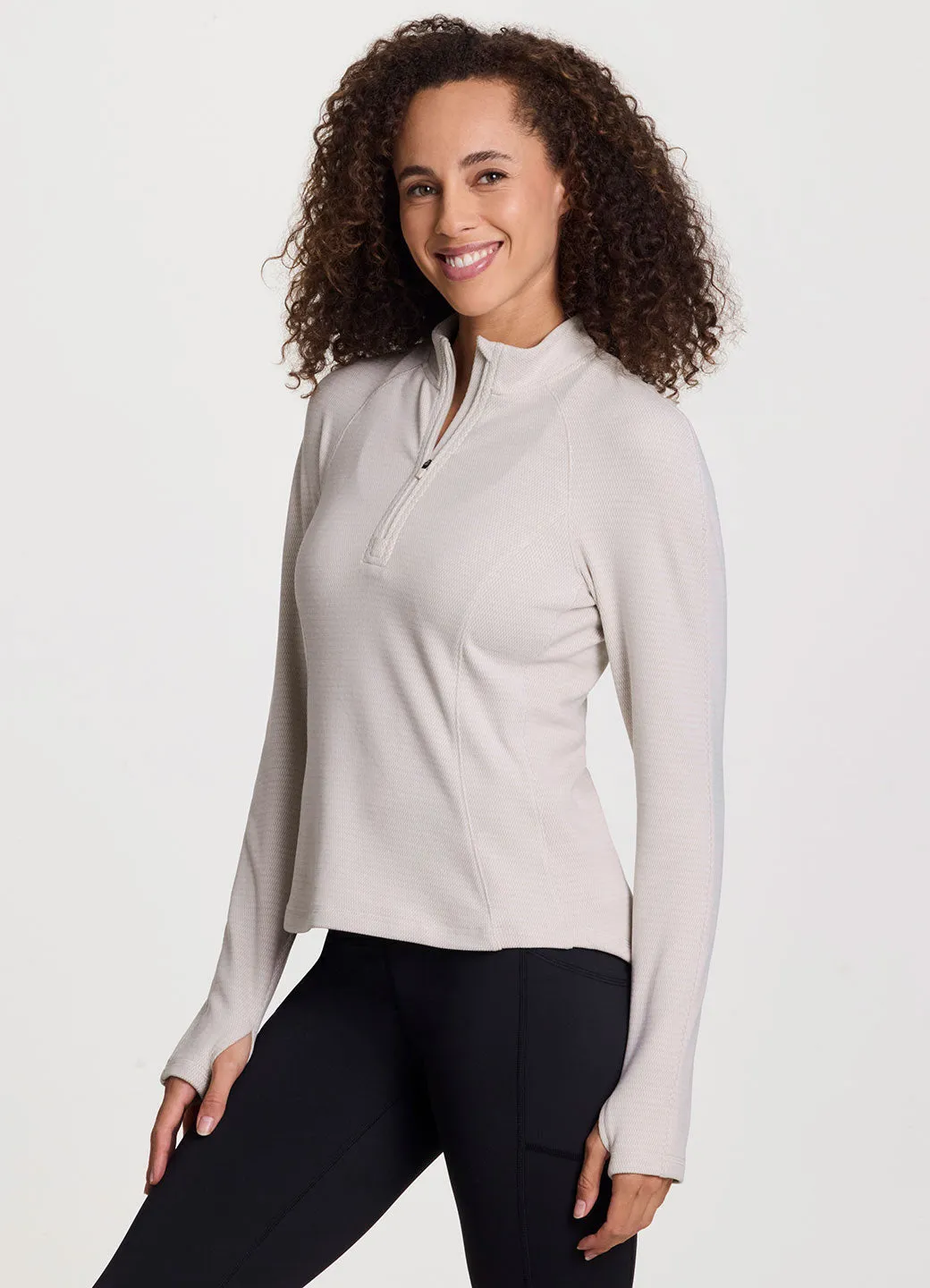 Trek It 1/4 Zip Long Sleeve Top sold by Avalanche product image thumbnail 4