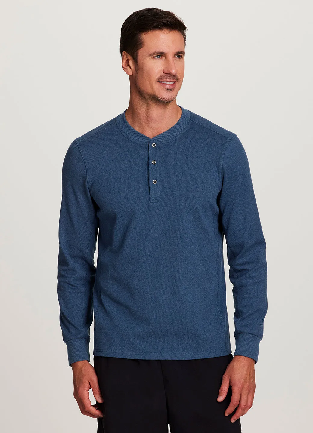 Juniper Long Sleeve Henley sold by Avalanche
