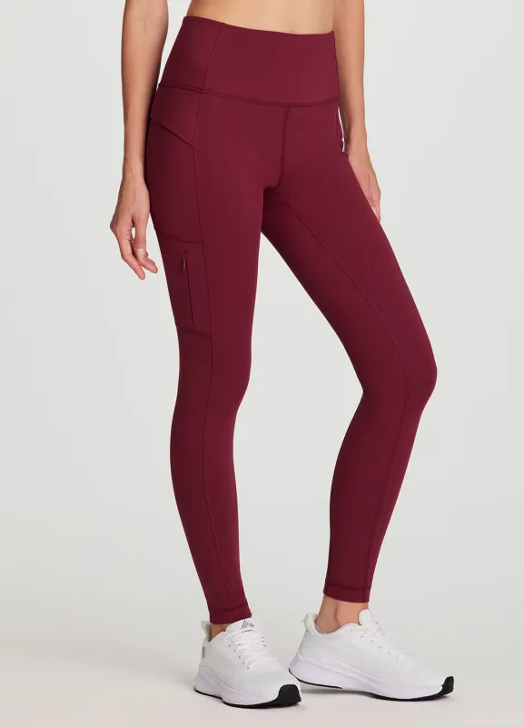 Pinnacle Fleece Lined Pocket Legging made by Avalanche