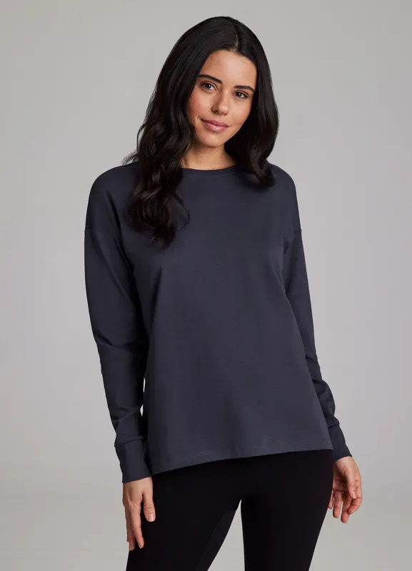 Trek It Cotton Long Sleeve Top made by Avalanche