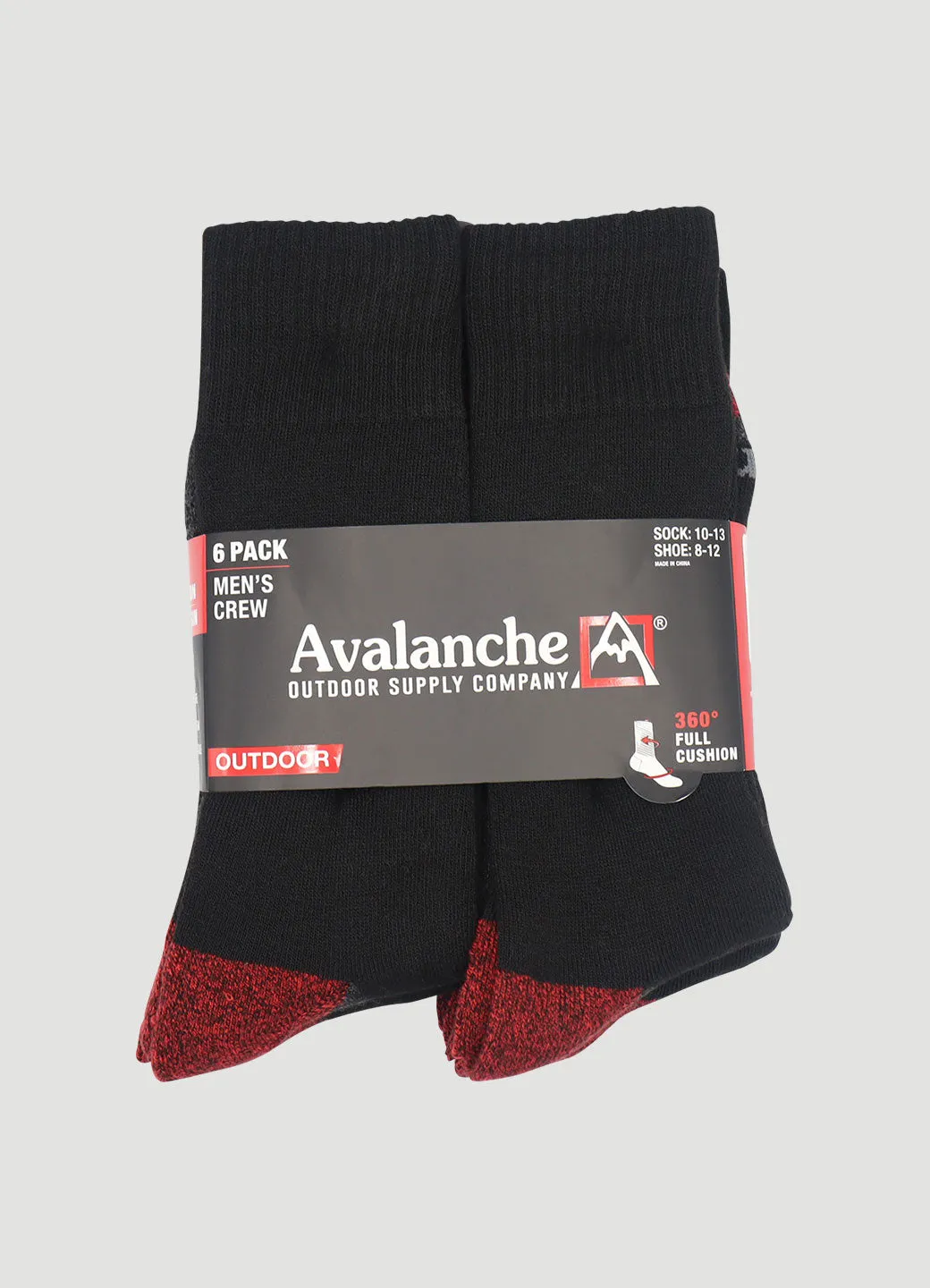Men's Everyday Crew Socks 6-Pack sold by Avalanche product image thumbnail 5