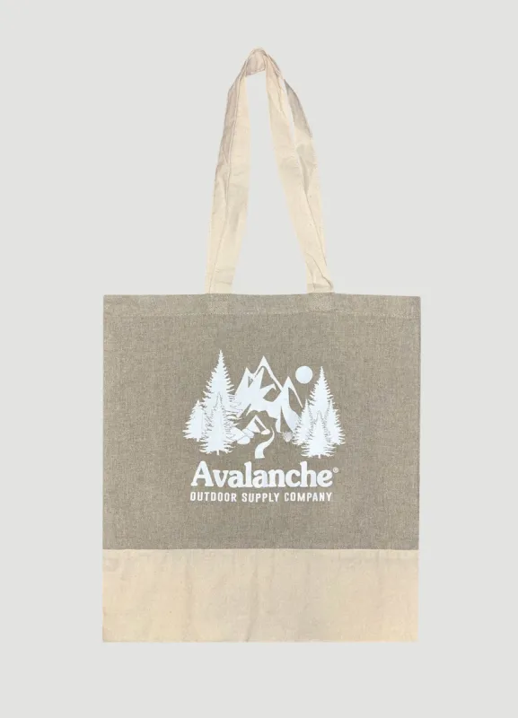 Avalanche Recycled Cotton Twill Tote made by Avalanche