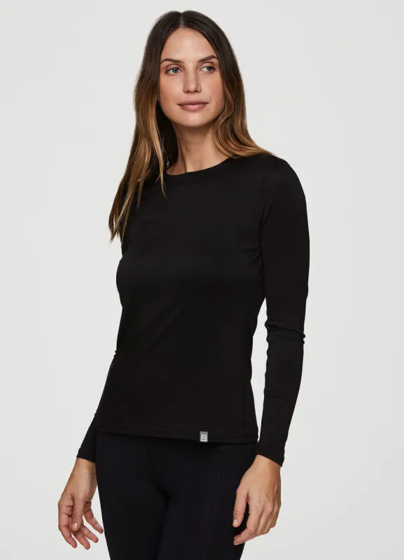Women's Wool Blend Long Sleeve Baselayer Top sold by Avalanche