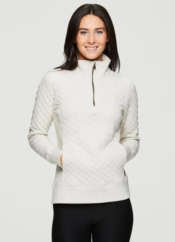 Moose Quilted 1/4 Zip Pullover sold by Avalanche