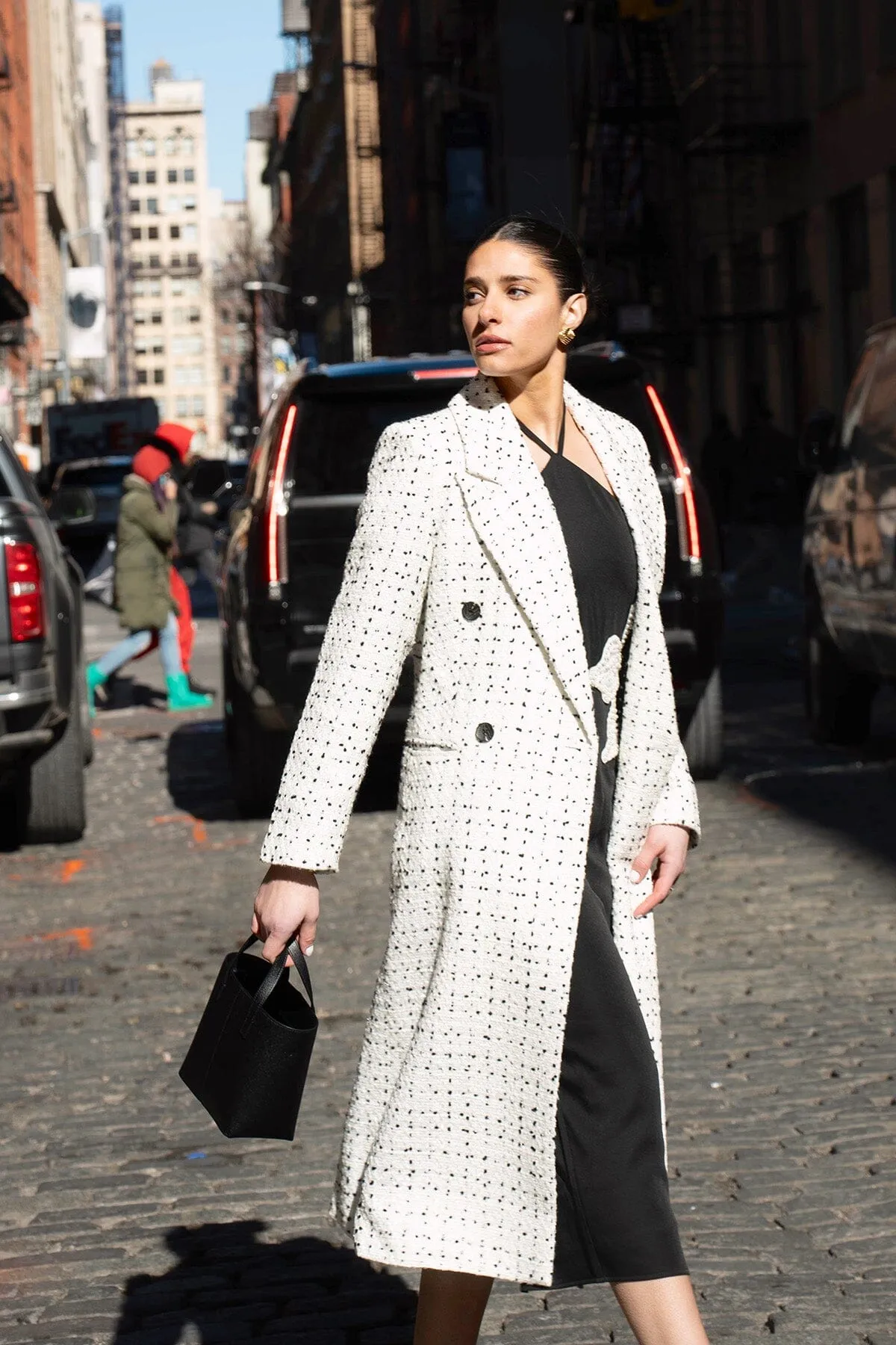 Tweed Tailored Double-Breasted Coat sold by Avec Les Filles product image thumbnail 2