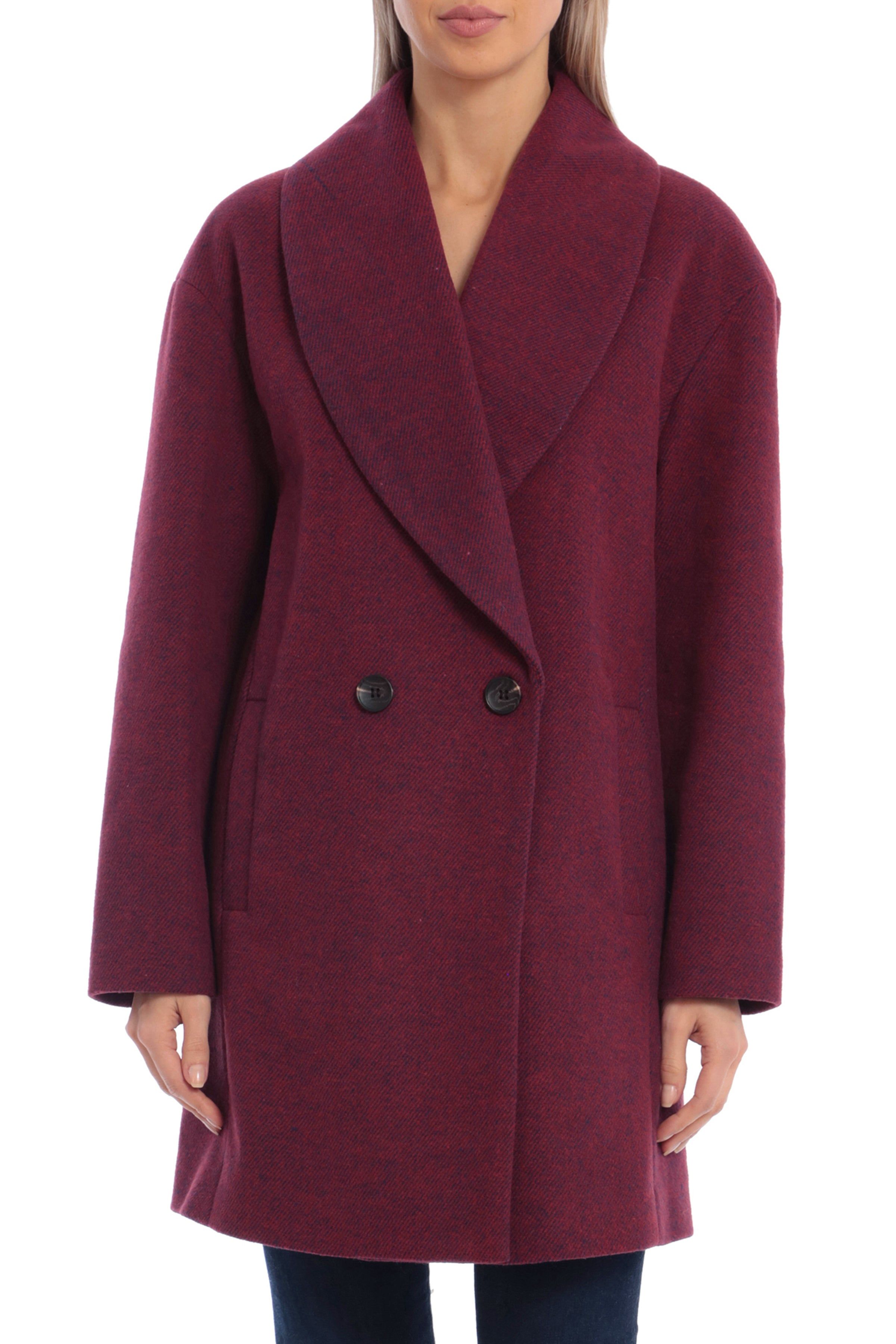 Twill Shawl Collar Oversized Peacoat sold by Avec Les Filles product image thumbnail 11