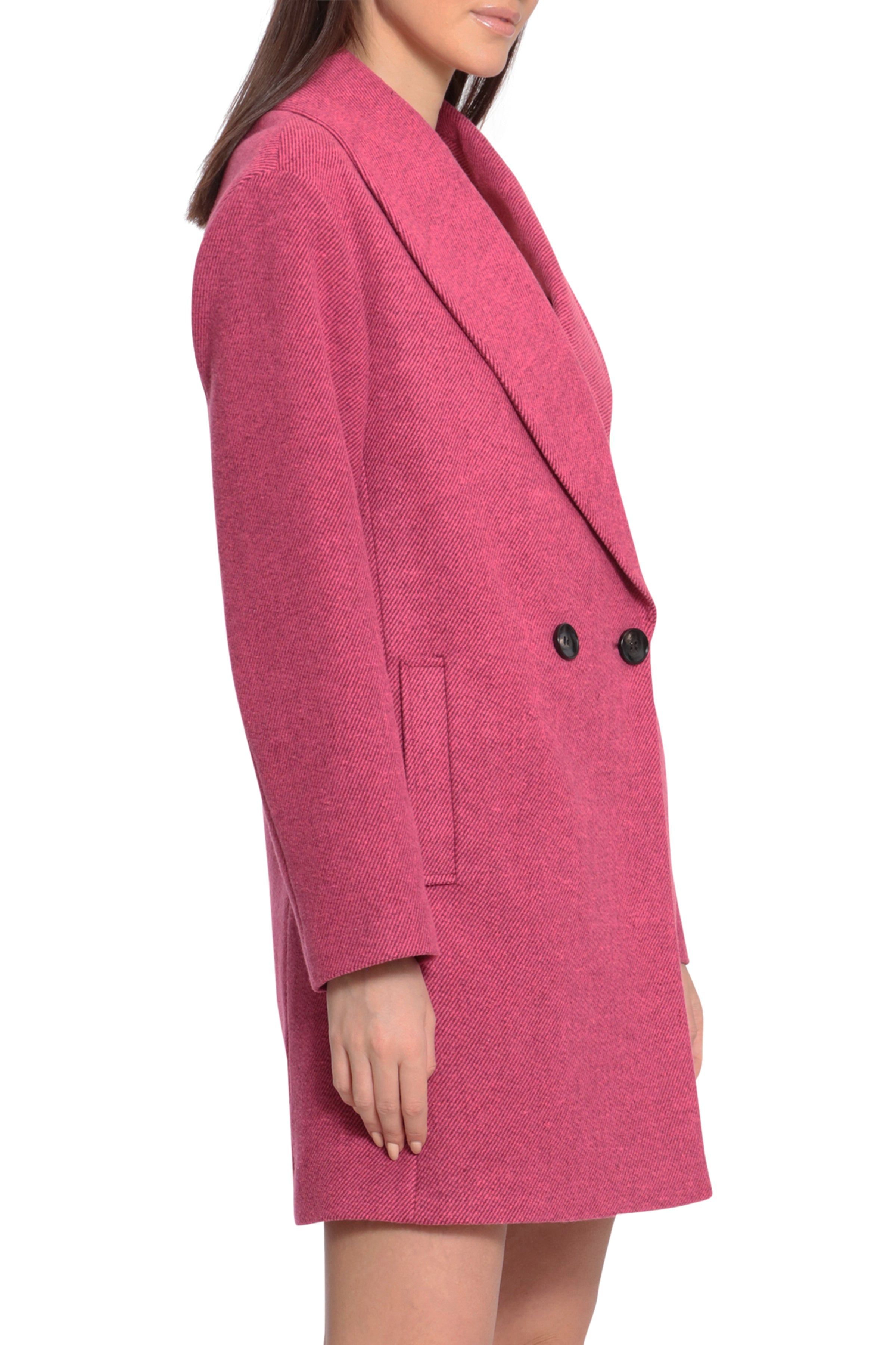 Twill Shawl Collar Oversized Peacoat sold by Avec Les Filles product image thumbnail 6