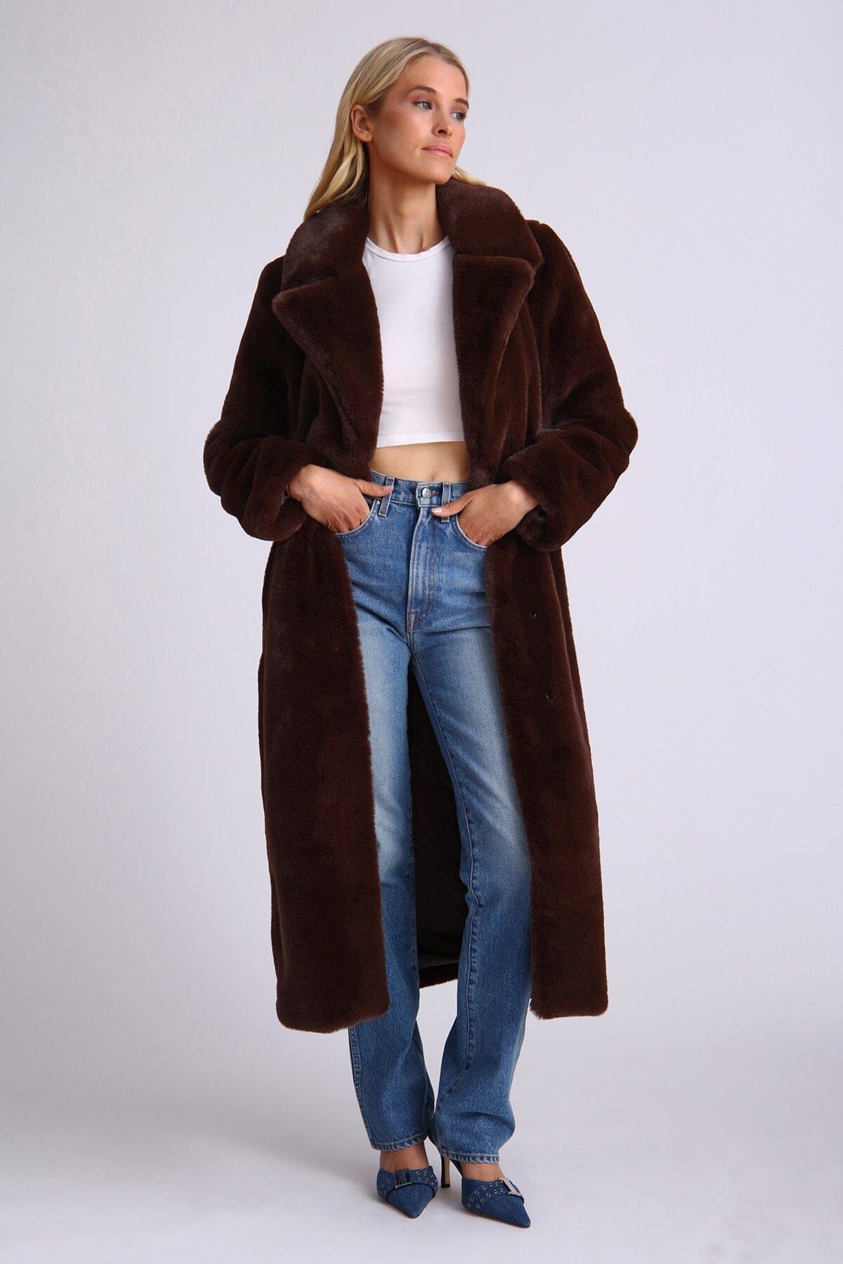 Faux Fur Maxi Coat sold by Avec Les Filles product image thumbnail 2